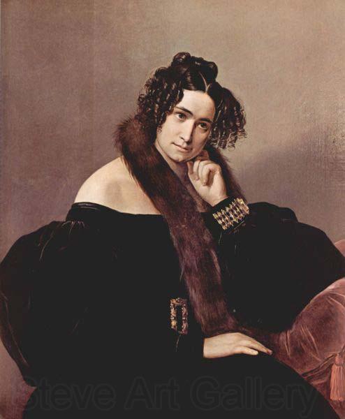 Francesco Hayez Portrait of Felicina Caglio Perego di Cremnago Spain oil painting art